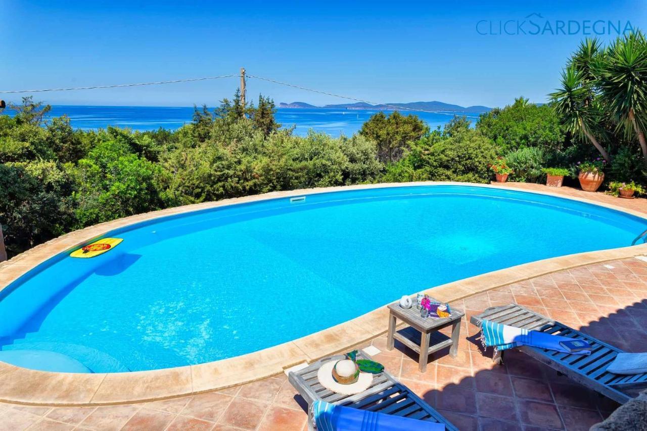 Villa Julia Vista Con Piscina Ad Uso Esclusivo Vista Mare Spettacolare Alghero