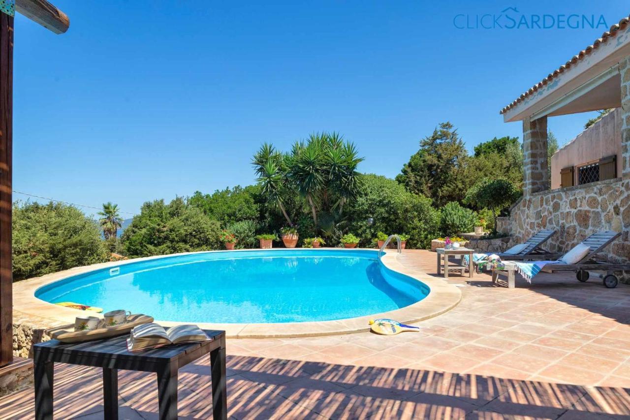 Villa Julia Vista Con Piscina Ad Uso Esclusivo Vista Mare Spettacolare Alghero